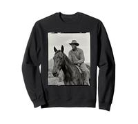 Black Cowboy Pride Western History Vintage Rider Mujeres Hombres Sudadera
