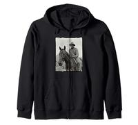 Black Cowboy Pride Western History Vintage Rider Mujeres Hombres Sudadera con Capucha