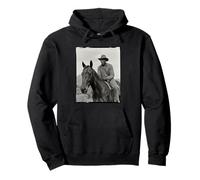 Black Cowboy Pride Western History Vintage Rider Mujeres Hombres Sudadera con Capucha