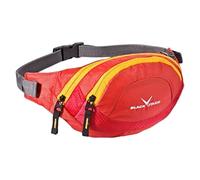 Black Crevice Bauchtasche, Paquete Fanny Unisex Adulto, Rojo, 40 X 20 X 15 Cm 2 Liter