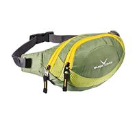 Black Crevice Bauchtasche, Paquete Fanny Unisex Adulto, Verde (Green), 40 X 20 X 15 Cm 2 Liter