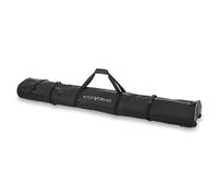 Black Crevice Bolsa para esquís con ruedas (190 cm), color negro y plateado