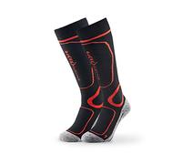 Black Crevice Calcetines de esquí para Hombre y Mujer tamaños, con Acolchado Especial en Las Zonas de Carga, regulan la Temperatura y Son Transpirables, 1 par