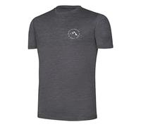 Black Crevice Camiseta de Merino para Hombre, Camiseta de Merino, 70% Lana Merino y 30% poliéster, Camiseta Que Regula la Temperatura para Hombre, Camiseta sin muesingfreie para