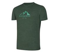 Black Crevice Herren Merino T-Shirt Camiseta, Verde Bosque, M para Hombre
