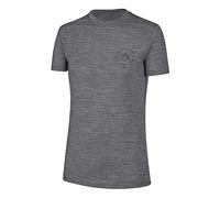 Black Crevice Camiseta de Merino para Mujer I Camiseta de Merino I 70% Lana de Merino y 30% PES I Camiseta reguladora de Temperatura I Lana Merino Libre de crueldad Animal