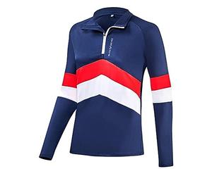 Black Crevice Camiseta Funcional con Cremalleras para Mujeres I Camisa Funcional Mujeres de poliéster-Elastano I Camiseta Deportiva regula Humedad I Camisa cómoda Mujeres