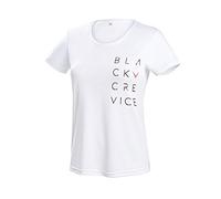 Black Crevice Camiseta Funcional para Mujer I Camiseta Deportiva para Mujer tamaños I Camiseta de Running para Mujer con Estampado I Camiseta Transpirable para Mujer de 100% poliéster