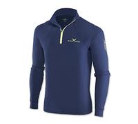 Black Crevice Camiseta Manga Larga Técnica Azul / Amarillo M