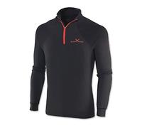 Black Crevice Camiseta Manga Larga Técnica Negro / Rojo XL
