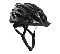 BLACK CREVICE Casco de Bicicleta para Adultos I Casco de MTB I Casco de Bicicleta I Casco de Bicicleta Unisex I Talla Ajustable (M/L (58-61cm), Negro)