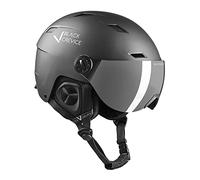 Black Crevice Casco de esquí con Visera Kirchberg Negro, L (58-61cm)…