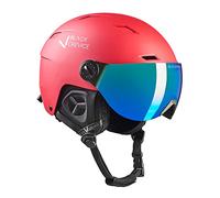 Black Crevice Casco de esquí con Visera Kirchberg Rojo, S (51-53 cm)…