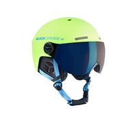 BLACK CREVICE Casco de esquí Gstaad I Casco de esquí con Visera en Estilo piloto I para Hombres y Mujeres I Casco de ski de policarbonato I Casco Transpirable I Talla Ajustable