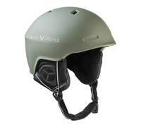BLACK CREVICE Casco de esquí para hombre y mujer | Modelo: Aspen I Casco de snowboard con diseño deportivo, ajuste de tamaño, color verde militar, L