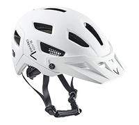 Black Crevice Casco MTB, Unisex Adulto, Blanco, S/M (54-58cm)