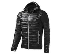 Black Crevice Chaqueta aislante de hombre I Chaqueta transpirable outdoor hombres I Parka funcional hombres de 100% poliéster relleno aislante I resistente a agua y viento