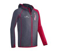 Black Crevice - Chaqueta de micropolar de segunda capa para hombre con capucha BCR297879, M