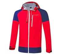 Black Crevice Chaqueta Hardshell de hombre I Parka outdoor I Chaqueta funcional de 100% I Chaqueta transpirable hombres I Chaqueta de lluvia outdoor impermeable y cortavientos hombres