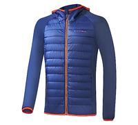 Black Crevice Chaqueta híbrida Acolchada para Hombre, Azul/Naranja, XXL