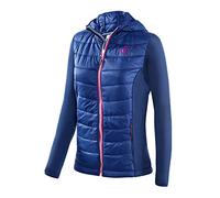 Black Crevice Chaqueta híbrida con capucha transpirable para mujer