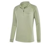 Black Crevice Damen Ski-Rolli mit Reißverschluss I Atmungsaktivsshirt Langarm I Warmes Thermoshirt & Second Layer I Damen Longsleeve für Wintersport, Laufen & Outdoor, 56 - Seagras, 46