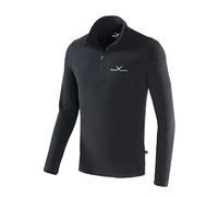 Black Crevice Forro Polar Hombre, Negro / Verde, M /50