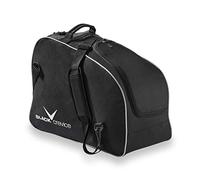 Black Crevice - Funda para Botas de esquí y Casco de esquí, Color Negro/Plateado, tamaño Talla única