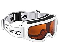 Black Crevice - Gafas de esquí para Mujer, Invierno, Mujer, Color Blanco - Blanco/Naranja, tamaño Talla única