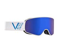 Black Crevice Gafas de esquí - Schladming - Doble Cristal, Revestimiento antivaho, protección UV400 (Blanco/Azul, L (Circunferencia de la Cabeza 58-61 cm))…