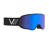 Black Crevice Gafas de esquí - Schladming - Doble Cristal, Revestimiento antivaho, protección UV400 (Negro/Blanco, L (Circunferencia de la Cabeza 58-61 cm))…