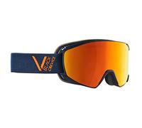 Black Crevice Skibrille, Navy Orange, Size M Schladming-Gafas de esquí (Talla M), Color Azul Marino, Naranja, Unisex Adulto, M (Kopfumfang 55-58 cm)