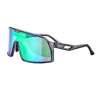 Black Crevice Gafas de sol deportivas, gris/verde