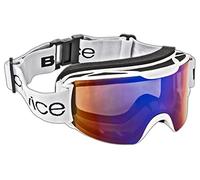 Black Crevice - Gafas de ventisca para Adultos, Invierno, Unisex, Color Blanco - Weiß/Smoke Blue, tamaño Talla única