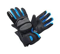 Black Crevice Guantes de esquí para Adultos I Guantes de esquí Transpirables e Impermeables Unisex I Guantes de Invierno Extra cálidos I Guantes de Nieve con Velcro y puño elástico