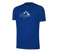 Black Crevice Herren Merino T-Shirt Camiseta, Steelazul, L para Hombre