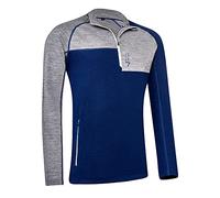 Black Crevice Jersey con Cuello Largo de Merino para Hombres I Suéter de esquí I Polerón para Hombres de 70% Lana Merino y 30% PES I Jersey termorregulador Libre de mulesing