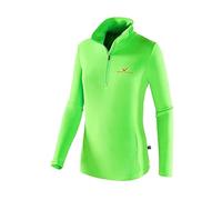 BLACK CREVICE Jersey de esquí para mujer I jersey térmico para mujer en varios colores y tallas I camiseta térmica transpirable manga larga I camiseta de esquí manga larga para mujer (44, Polar Verde)