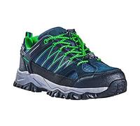 Black Crevice Kinder Trekkingschuhe, Wasserdicht, Low, Calzado Unisex niños, Azul Marino Verde, 33 EU