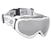 Black Crevice Máscara de Esquí Blanco / Plateado