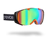 Black Crevice Máscara de Esquí Warh Negro / Naranja