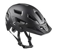 Black Crevice MTB Casco, Unisex Adulto, Negro, M/L (58-61 cm)