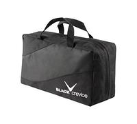 BLACK CREVICE Neceser I Neceser para Colgar I Estuche para cosméticos con Espejo I Neceser con 3 Bolsillos Interiores con Cremallera I Compartimento Desmontable con 4 Bolsillos I 27x8x12cm