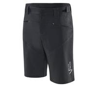 Black Crevice Pantalón de MTB para Hombre I Tallas I pantalón de Ciclismo para Hombre Resistente y Transpirable I pantalón de MTB con Forro Interior y Acolchado (L, Negro)