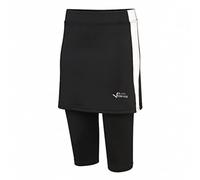 Black Crevice pantalón Deportivo con Falda para Mujeres I Leggings para Deporte con Falda de 92% PES y 8% Spandex I Mallas con Falda de Tenis para Deporte, Senderismo y más I calzas con Falda