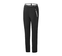 Black Crevice Pantalón Outdoor para Mujeres I Pantalón de 90% poliéster y 10% Spandex I Pantalón hidrófugo de Mujer I Pantalón Trekking Transpirable con Pretina elástica
