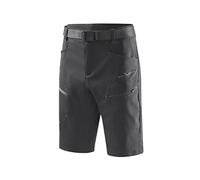 Black Crevice Pantalones Cortos de Trekking para Hombre I de Trekking, para Hombre, Cortos, para Exteriores, Impermeables, de Secado rápido, Resistentes y Transpirables, con Bolsillos