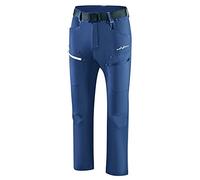 Black Crevice Pantalones de Trekking para Hombre Senderismo, Azul y Blanco, XL