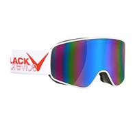 Black Crevice Planai Gafas de esquí, Unisex-Adulto, Blanco/Rojo, Talla Única