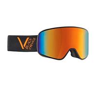 Black Crevice Skibrille, Black/Orange, Size L Schladming-Gafas de esquí (Talla L), Color Negro y Naranja, Unisex Adulto, L (Kopfumfang 58-61 cm)